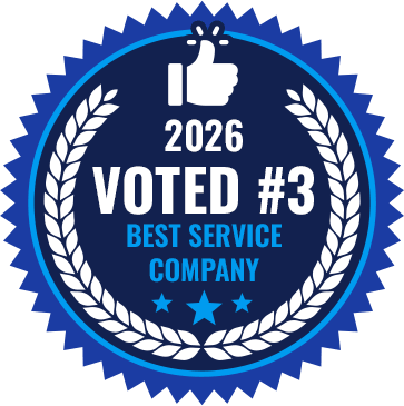2026 Voted #3 best service company